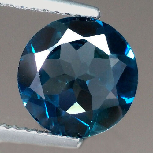 London Blue Topaz 3.51 Carat Round Loose Gemstone