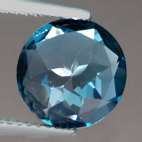 London Blue Topaz 3.51 Carat Round Loose Gemstone
