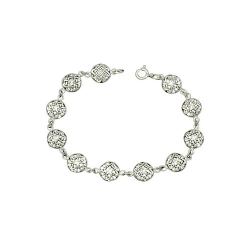 Silver Bracelet: Infinity Knots - SilverAndGold.com Silver And Gold