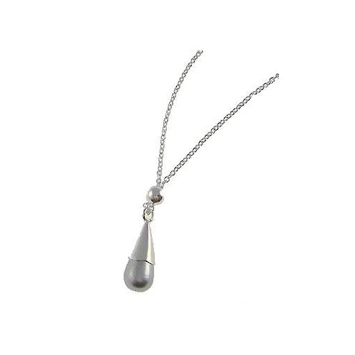 Silver Necklace: Black Pearl Pendant - SilverAndGold.com Silver And Gold