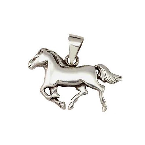 Sterling Charms: Running Horse Gelding - SilverAndGold.com Silver And Gold
