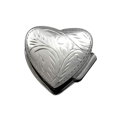 Sterling Silver: Heart Shape Box - SilverAndGold.com Silver And Gold