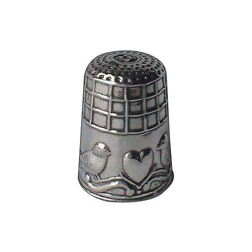 Sterling Silver Thimble: Baby Birds - SilverAndGold.com Silver And Gold
